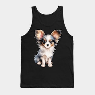 Puppy  Papillon Tank Top